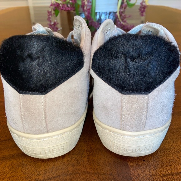 Leather Crown Beige Skt Italy Cap Sneaker - Picture 6 of 7